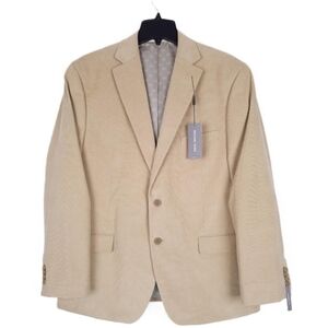 Michael Kors Men's Classic-Fit Stretch Corduroy Sport Coat Camel Solid 44R NWT